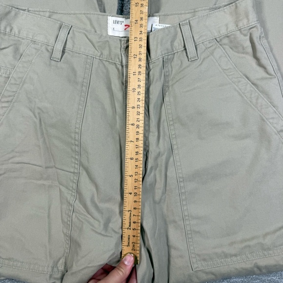 Levis Mens Straight Leg Khaki Trouser Pants Tan Size 34x34 - Picture 5 of 8